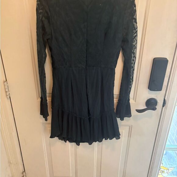 Anthropologie Sage & Paige Dark Green Lace Dress - Picture 6 of 6